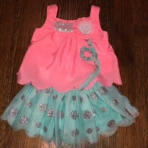Unique two piece baby girl outfit